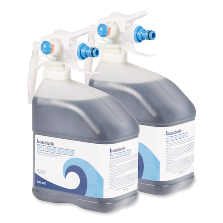 Boardwalk Cleaner/Degreaser, 3 L Hose End Connection Bottle, Liquid, Green, 2 PK 952300-39ESSN